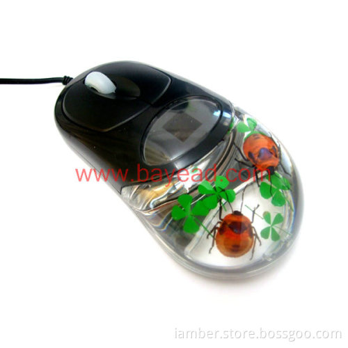 insect Amber USB Optical mouse,Amber Jewellery.
